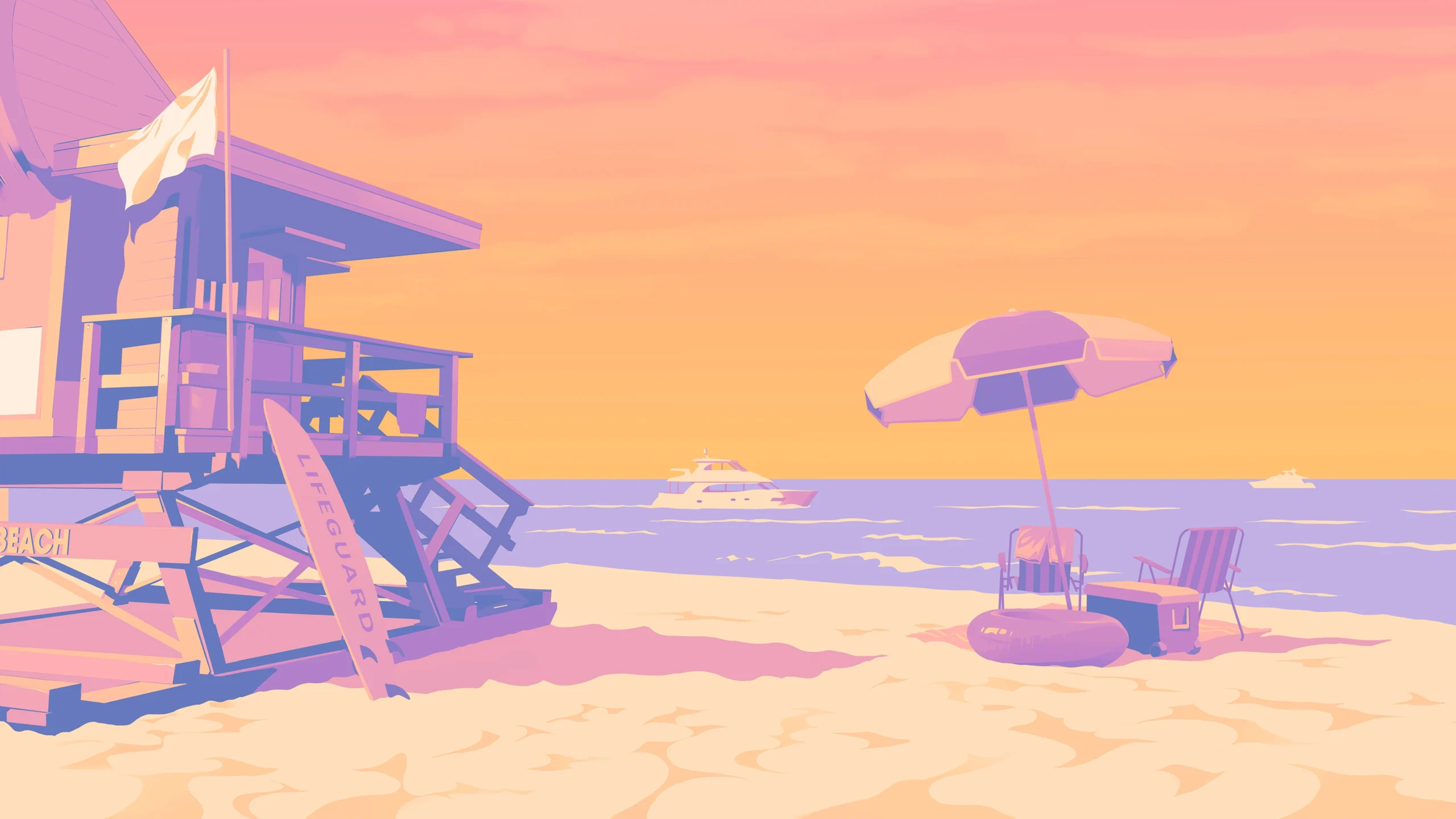 GTA 6 audio features in Vice City — neon skyline and 3D spatial acoustics