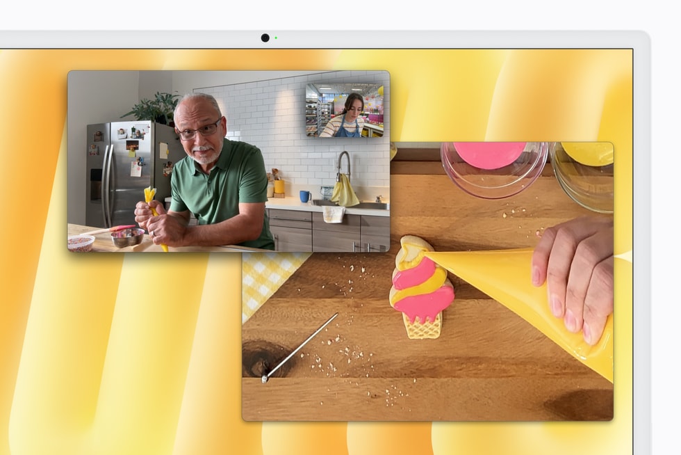 12MP Center Stage Camera with Desk View on Apple iMac with M6