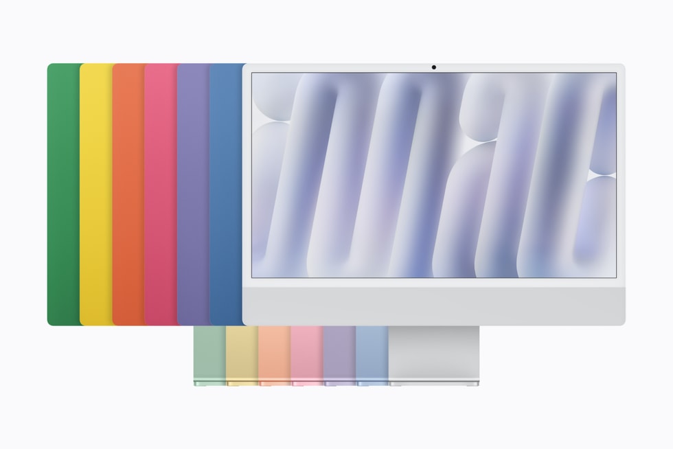 Color Lineup of the new Apple iMac with M6