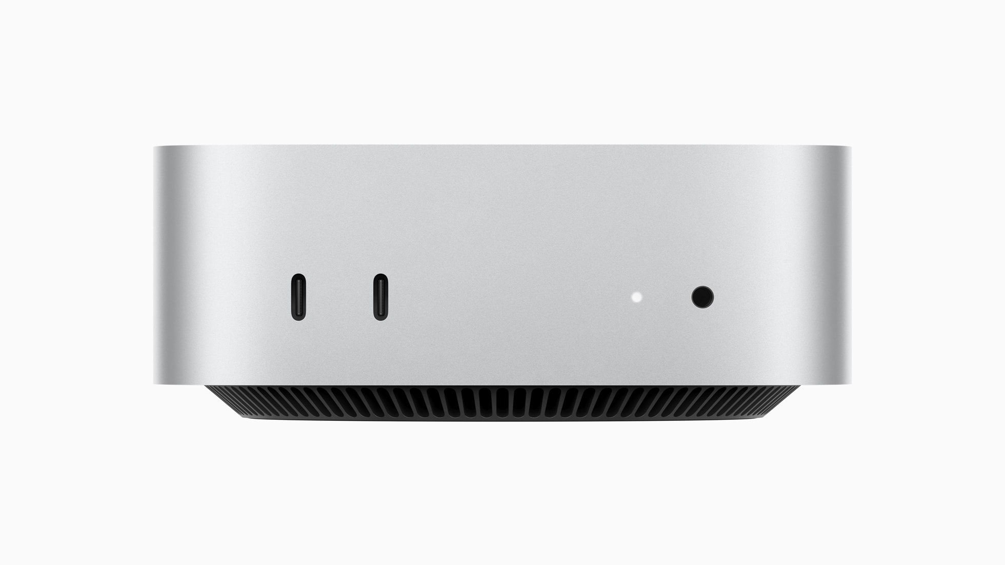 Apple M4 Mac Mini Redesign Front Facing USB-C Ports and Headphone Jack