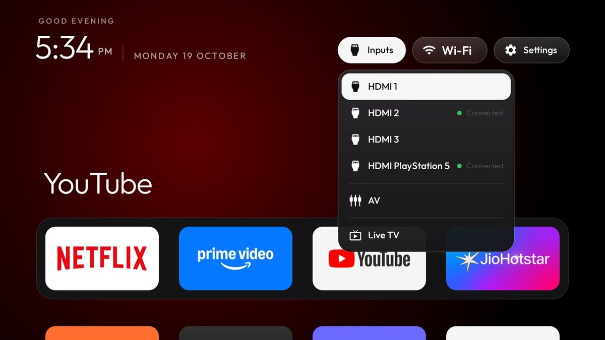 How to Use Clean Your TV hardware inputs menu