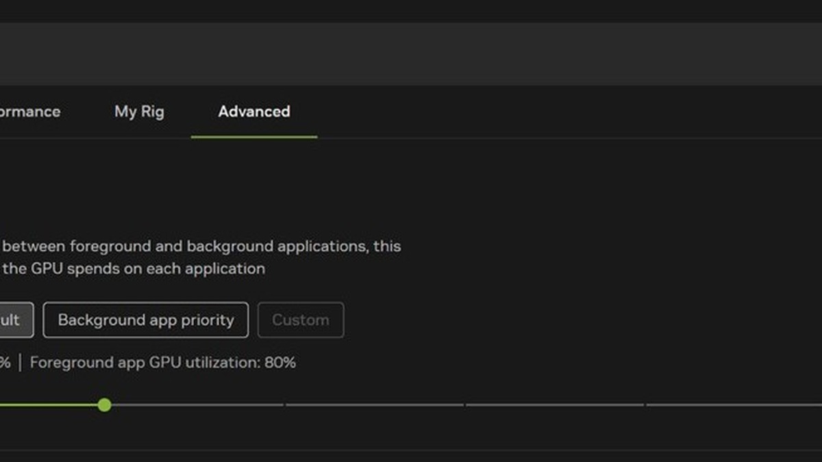 NVIDIA App Dynamic GPU Resource Scheduling Interface