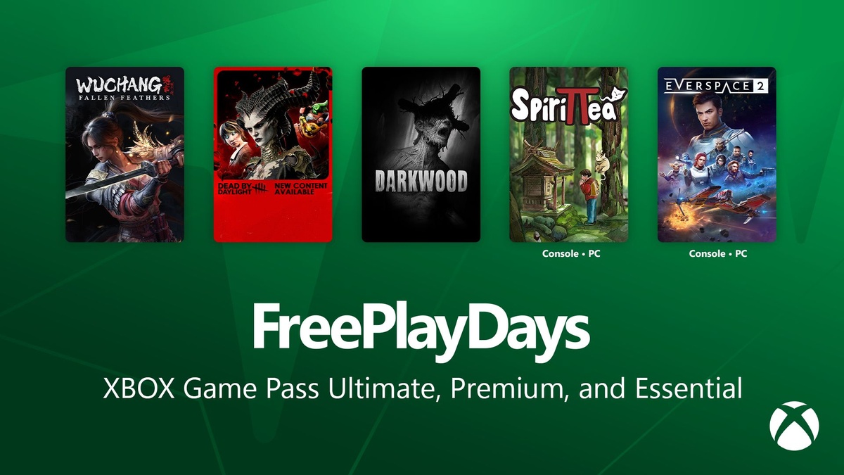 Xbox Free Play Days Lineup - Official Announcement Art